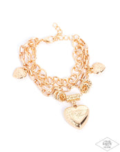 Load image into Gallery viewer, š§”Exclusiveš§”After My Own Heartš§”Gold Braceletš§”