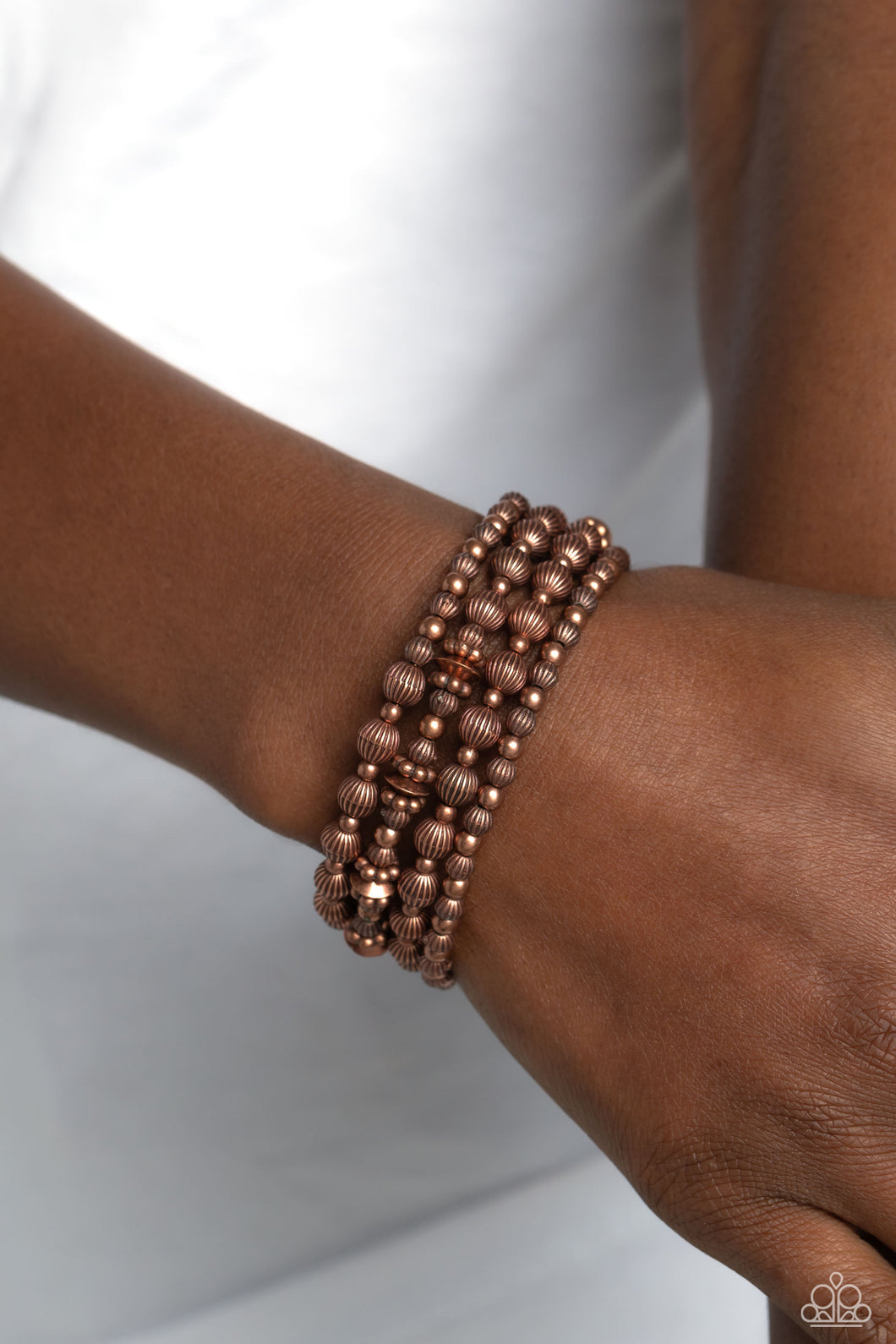 🧡Paparazzi🧡 Striped Stack - Copper
