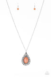 Load image into Gallery viewer, 🧡Paparazzi 🧡TOTAL TRANQUILITY 🧡ORANGE🧡 NECKLACE
