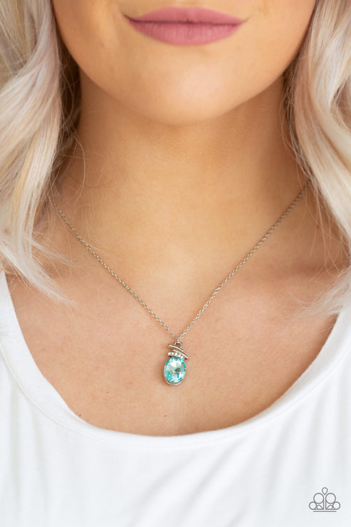 🧡Paparazzi🧡 Diamonds For Days🧡Blue🧡Necklace