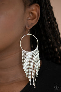 💎Exclusive💎Streamlined Shimmer💎White💎 Earrings💎