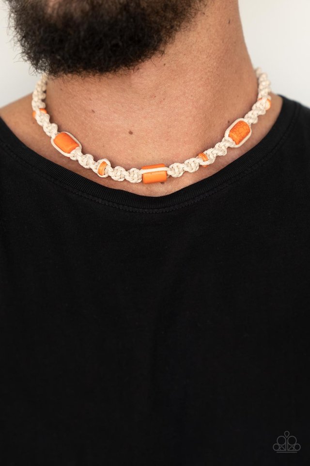 🧡Paparazzi🧡Explorer Exclusive🧡 🧡Orange🧡Urban Necklace🧡