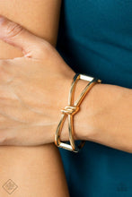 Load image into Gallery viewer, 🧡Paparazzi🧡 KNOT My First Rodeo🧡Gold🧡Bracelet🧡
