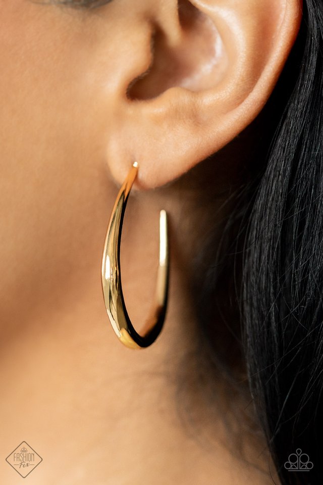 🧡Paparazzi🧡 🧡CURVE Your Appetite🧡Gold🧡Earrings🧡