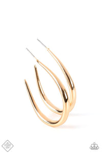 🧡Paparazzi🧡 🧡CURVE Your Appetite🧡Gold🧡Earrings🧡