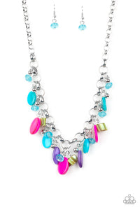 I Want to SEA the World - multi - Paparazzi necklace