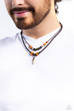 Load image into Gallery viewer, 🧡Paparazzi 🧡Robust Rhythm🧡Brass🧡Urban Necklace🧡
