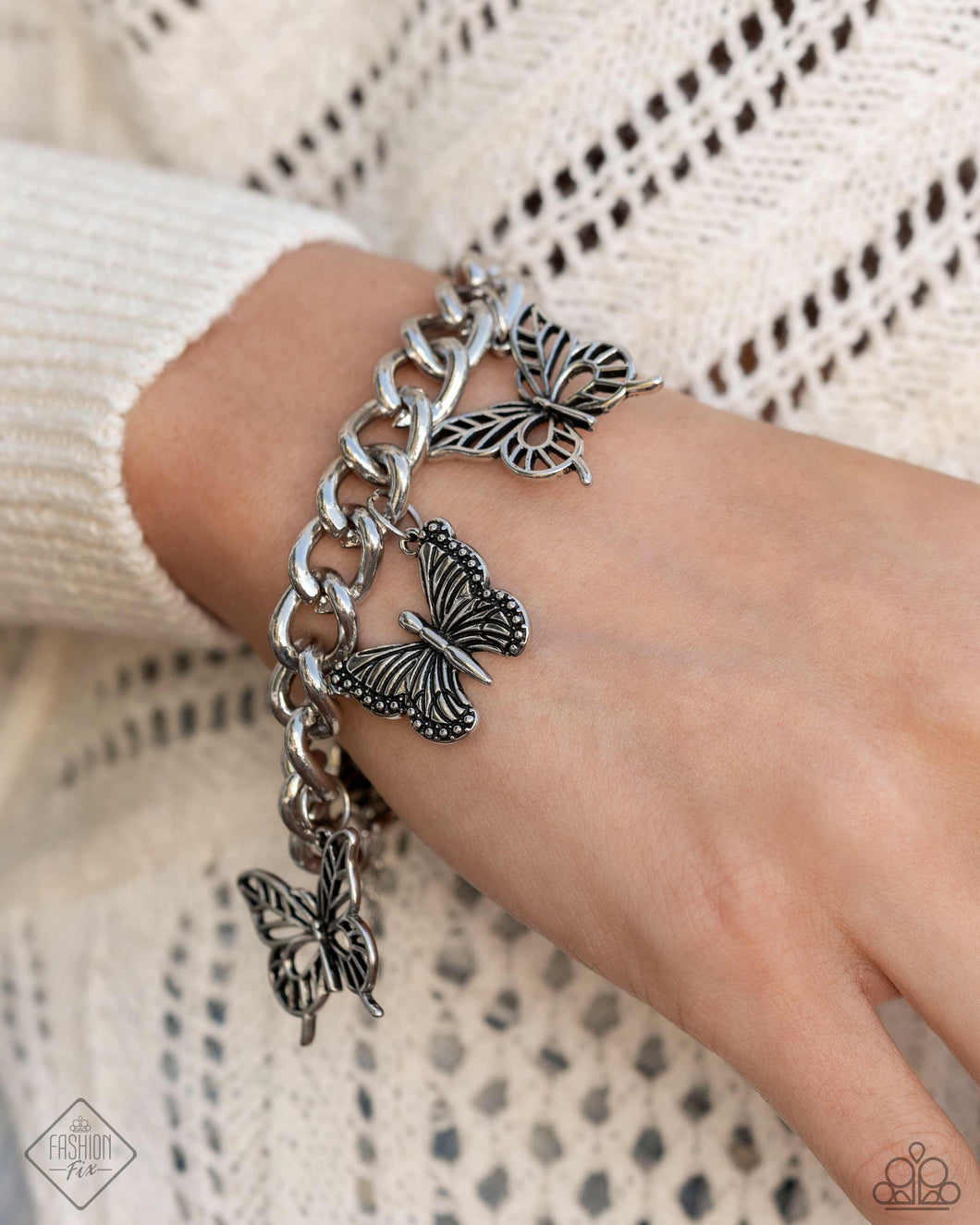 🧡Paparazzi🧡Aerial Ambience🧡Silver🧡Bracelet🧡