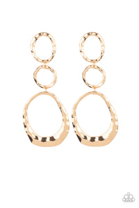 Paparazzi Radically Rippled - Gold