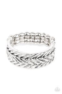 Paparazzi Rebellious Ridges - Silver