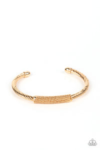Paparazzi CABLE-Minded - Gold