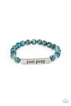 Load image into Gallery viewer, Paparazzi Just Pray-Blue
