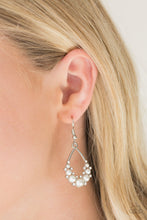 Load image into Gallery viewer, 🧡Paparazzi🧡 Fancy First🧡White🧡Earrings🧡
