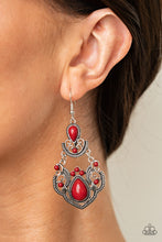 Load image into Gallery viewer, Paparazzi   Palm Tree Tiaras - Red

